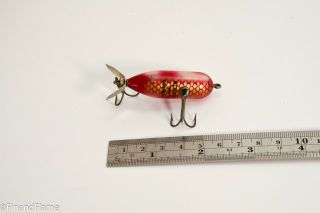 Vintage Heddon Dowagiac Fish Flash Tiny Torpedo Antique Fishing Lure GH468 5
