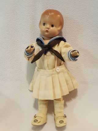 Vintage Effanbee Patsyette 9.  5 " Composition Doll