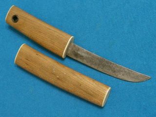 Vintage Miin Japanese Samurai Tanto Dirk Dagger Survival Knife Knives Hunting Vg