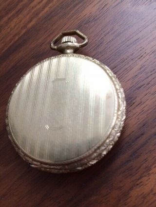 Antique Elgin 14K Gold Filled Open Face Pocket watch in 2