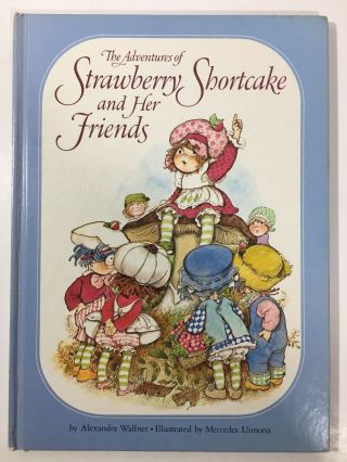 Vintage " Adventures Of Strawberry Shortcake And Her Friends " By A.  Wallner 1980