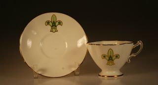 Hammersley American Boy Scout Quatrefoil Cup And Saucer,  England