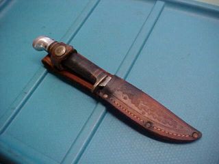 Vintage Western Cutlery Co.  Bird Trout Fixed Blade Knife L48b Boulder Co.  Usa