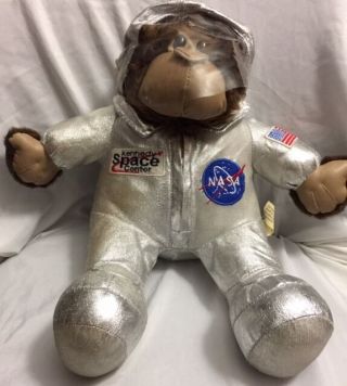 Nasa Astronaut Monkey Plush Kennedy Space Center Spacesuit