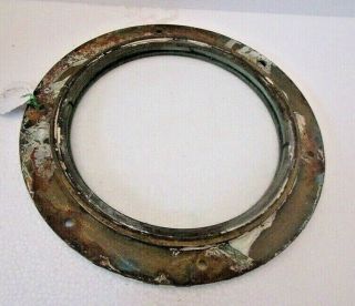 Vintage Marine Brass Port Hole / Window - 7 Glass - 100 (563)
