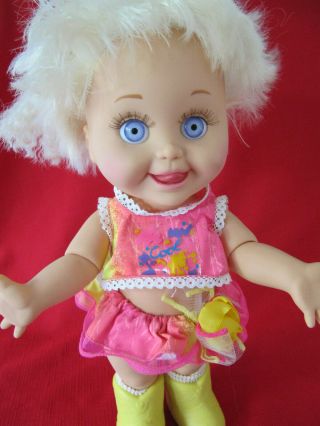 " So Delightful Deedee " Lgti 8 Doll Blonde Vintage 1990 Lewis Galoob Baby Face