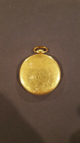 10k gold filled Elgin pocket watch 2