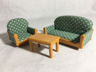 Calico Critters/sylvanian Families Living Room Sofa Chair & Table
