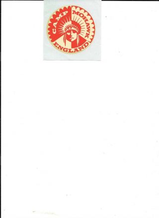 Camp Mohawk Transatlantic Council Sticker Oa Black Eagle 482