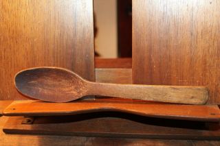 Antique Primitive Handmade Wood Wooden Spoon Cooking