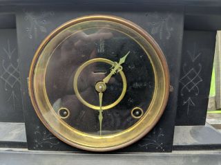 Antique E.  Ingraham Co.  Bristol Conn.  USA Mantle Clock project or parts 2