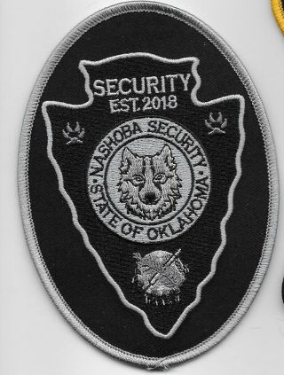 Subdued Nashoba Tribal Security State Oklahoma Ok Police Sheriff Ok Wolf