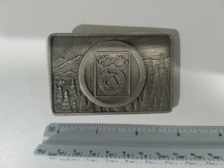 Boy Scouts Of America National Camping School Official Belt Buckle