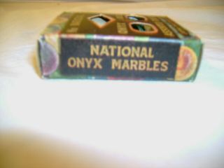 1920 Antique M Gropper & Sons National No 5 Slag Onyx Marbles NR.  99 cents 7