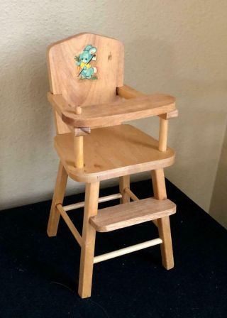 Vintage 1950s Strombecker Furniture High Chair For 8 " Vogue Ginnette & Others