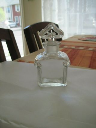 Vintage Guerlain Baccarat Perfume Bottle - Almost 5 " Height