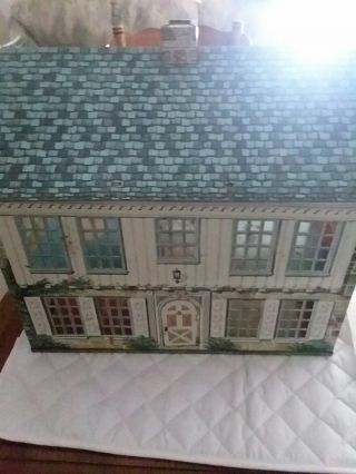 Vintage 1950’s Tin Lithographed Dollhouse House