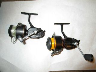 2 Vintage Mitchell 300 Spinning Fishing Reels,  Taiwan