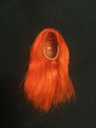 Vintage Mattel Barbie Doll Color Magic Wig Long Flame Red  3 DAY 2