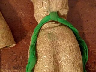 Vintage Barbie Golden Glory 1645 (1965 - 1966) Gold Lame Gown & Coat Fur Trim 3