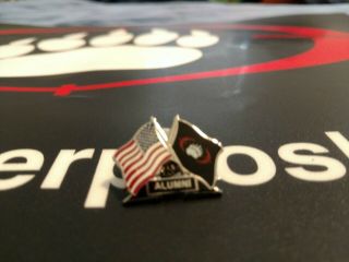 Blackwater Security Alumni Lapel Pin With The American Flag