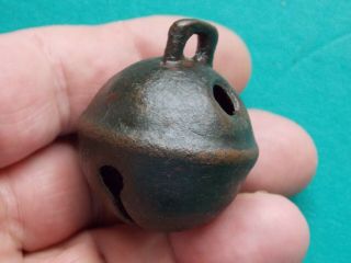 Large Medieval Bronze Crotal Bell Does Ring Metal Detecting Detector Finds