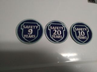 Greyhound Driver Uniform Sleeve Or Chest Driver Safety Award Patches