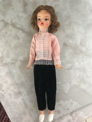 Vintage Ideal Toy Corp.  Tammy Doll Wearing Ring - A - Ding Pants And Top