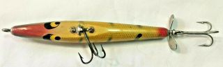Old Vintage Smithwick Wood Devils Horse Ma Scooter Fishing Lure B - 900 Cond.