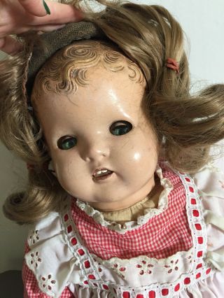 Vintage Toddler Doll,  28 Inch 2