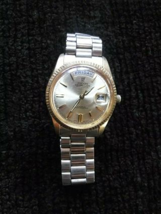 Vintage Ricoh Medallion Automatic Man’s Wrist Watch Runs 21 Jewels 040121