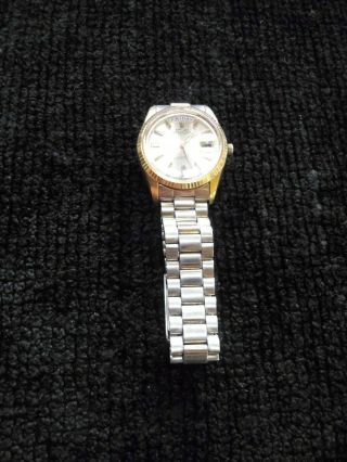 Vintage Ricoh Medallion Automatic Man’s Wrist Watch RUNS 21 Jewels 040121 2