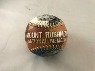 Mount Rushmore National Memorial Souvenir Baseball