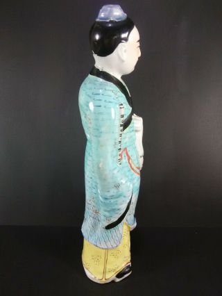 Vintage Chinese Man Porcelain Figurine,  12 