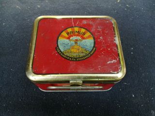 Vintage Primus Camp Stove Tin Box