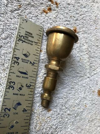 Antique Hit And Miss Brass Grease Cup Engine 3 1/2” Vintage Stover Fairbanks
