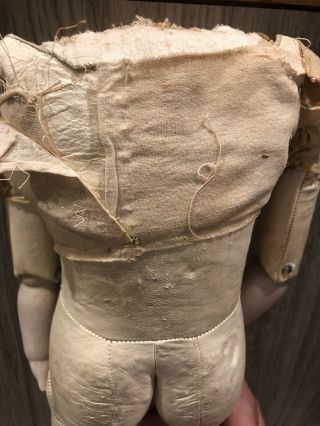 Antique Kestner 19” Jointed Leather Doll Body 6