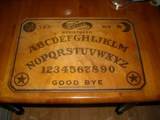 Rare Antique Early 1900s Wooden Ouija Board William Fuld Vintage