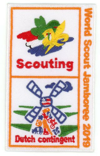 24th World Scout Jamboree 2019 Dutch Contingent Uniform Patch Badge Wsj Summit