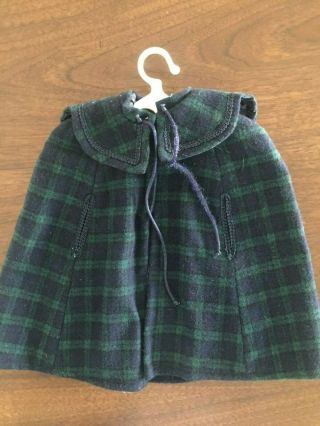Authentic American Girl Doll Clothes Wool Cape Coat W/ Hangar Vintage
