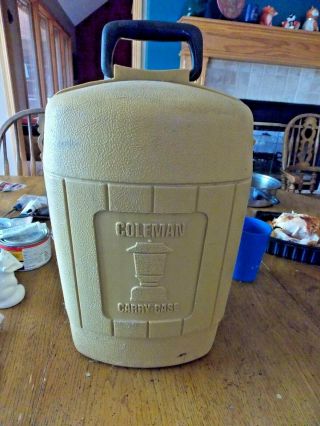 Vintage Coleman Yellow Clamshell Lantern Case For 220 Size