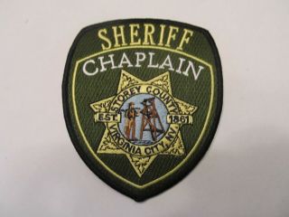 Nevada Story Co Sheriff Chaplain Patch