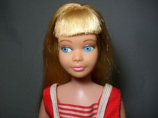 Vintage 1964 Blonde Skipper Barbie Doll In Suit