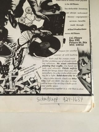 The Get Hip Times Vol.  10 1988 Vintage Graffiti Zine 8