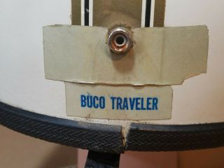 Vintage old BUCO TRAVELER Motorcycle Half Helmet w/ Visor 5