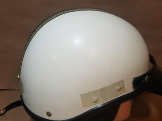 Vintage old BUCO TRAVELER Motorcycle Half Helmet w/ Visor 6