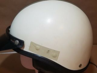 Vintage old BUCO TRAVELER Motorcycle Half Helmet w/ Visor 7