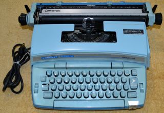 Vintage Smith Corona Coronet 12 Electric Typewriter With Case And Papers