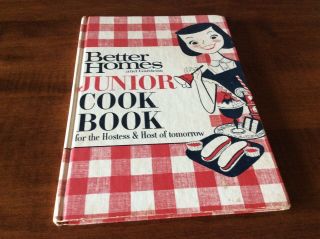 Vintage Better Homes And Gardens Junior Cook Book 1963 Revised 1st Printing
