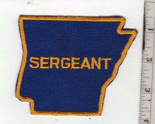 Arkansas State Police Sergeant Patch